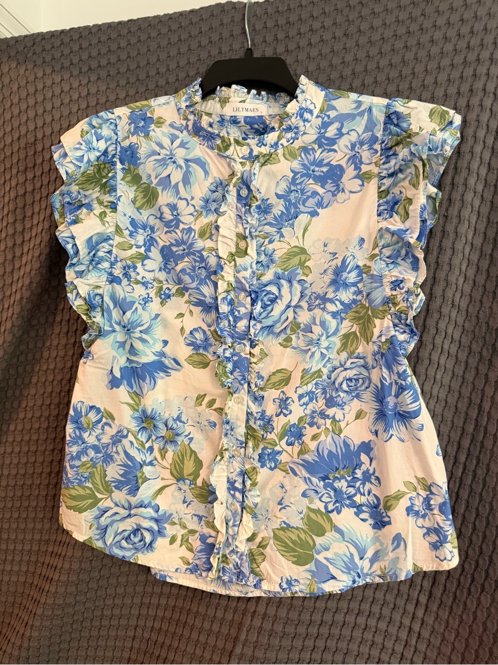 Lily Mae's boutique Blouse Top Sz L